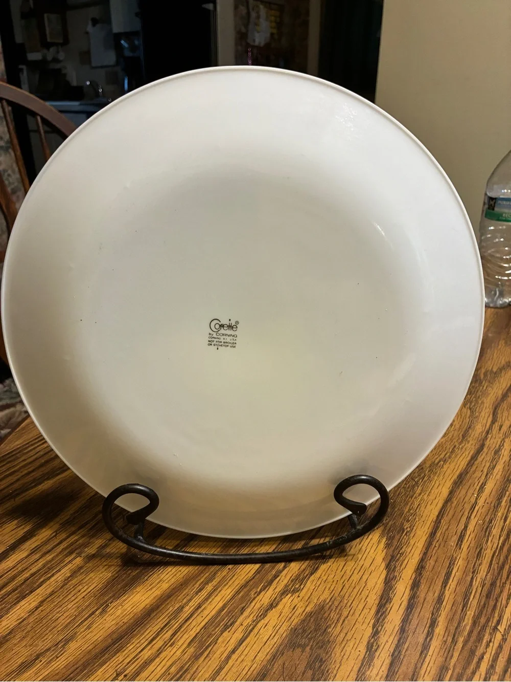 Vintage Dinner Plate Corelle Woodland Brown 10.25
